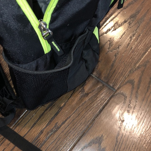 Reebok Black and Gray Backpack with Neon Highlights - Picture 5 of 8